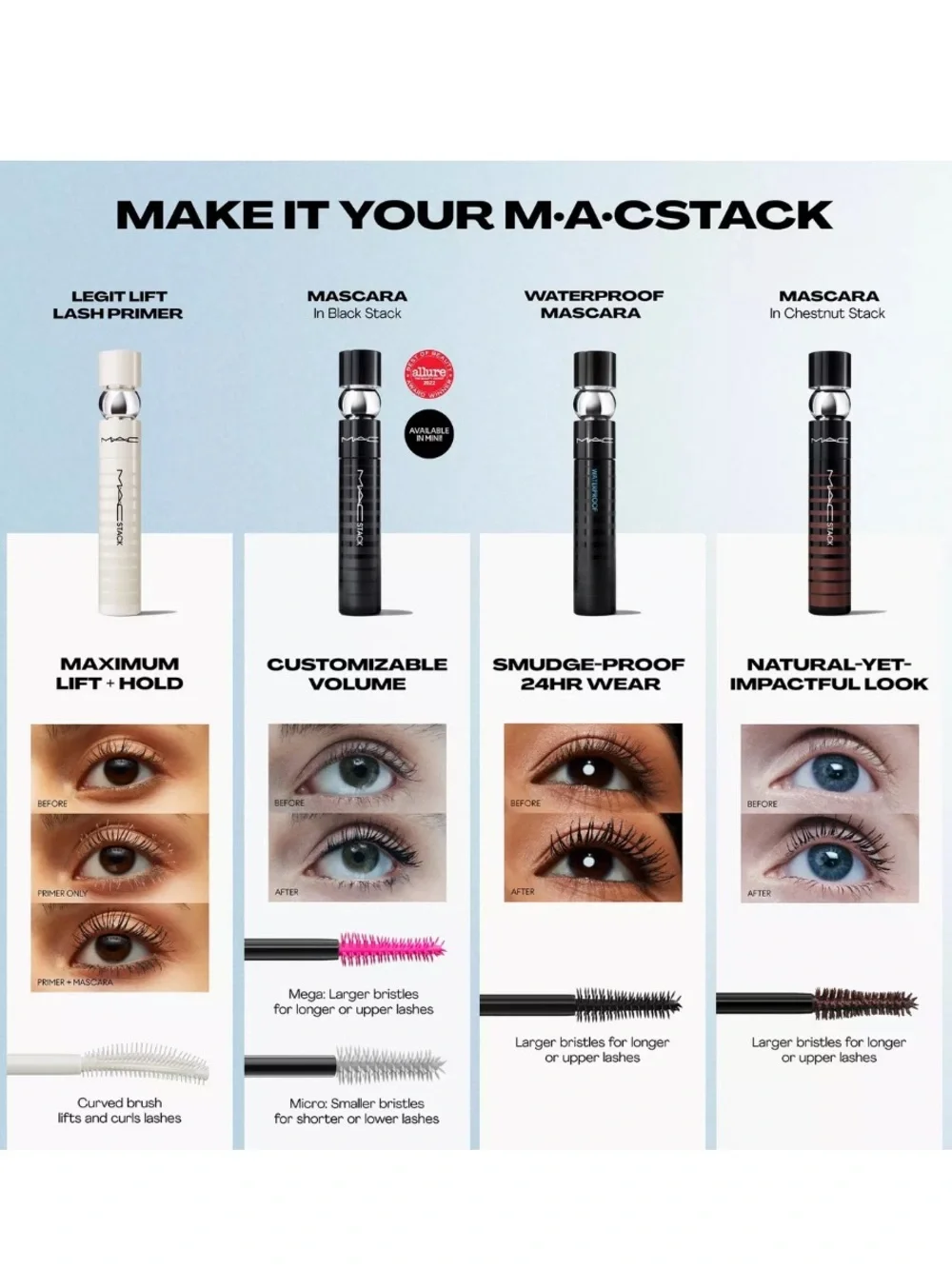 BNIB MAC Cosmetics Stack Lash Primer — Stark Stack